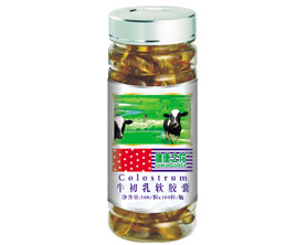 點擊放大 牛初乳軟膠囊