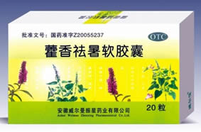 點擊放大 藿香祛暑軟膠囊