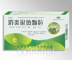 點擊放大 消炎退熱顆粒