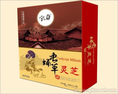 點(diǎn)擊放大 蛹蟲草靈芝 保健酒