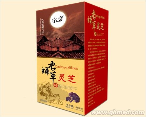 點(diǎn)擊放大 蛹蟲草靈芝 保健酒