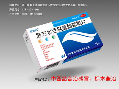 點擊放大 復方北豆根氨酚那敏片