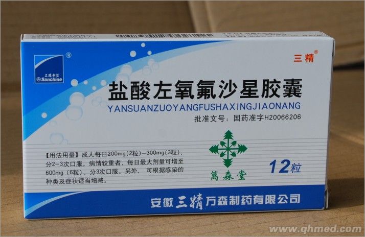 點(diǎn)擊放大 鹽酸左氧沙星膠囊