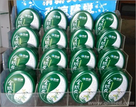 點擊放大 鐵盒金銀花含片