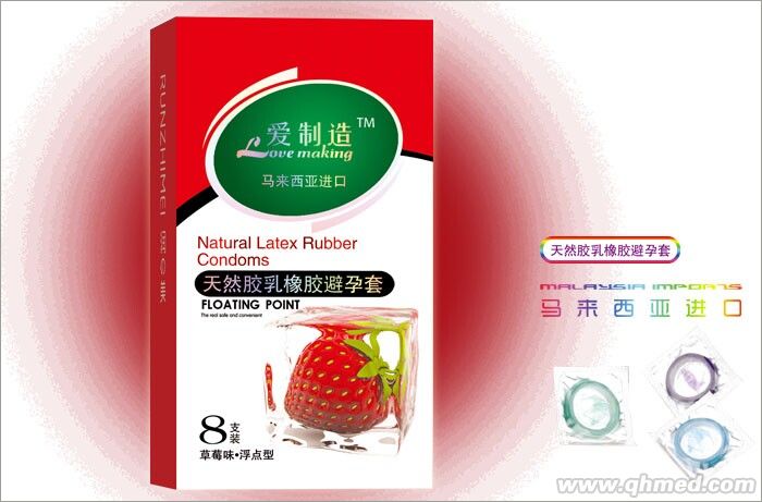 點擊放大 果味天然膠乳橡膠避孕套