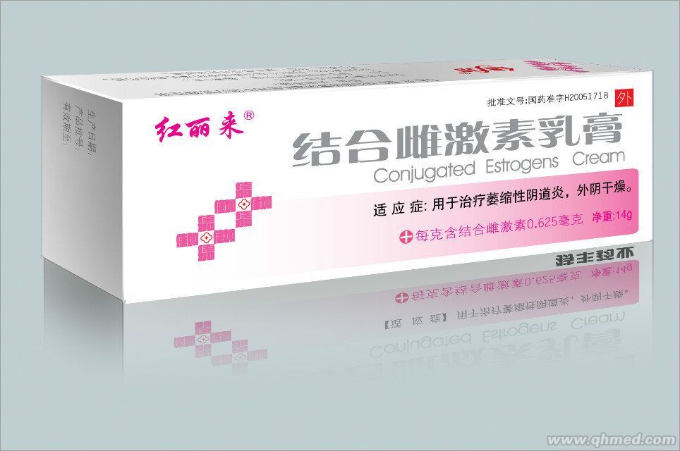 點擊放大 結(jié)合雌激素乳膏