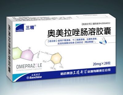 點擊放大 奧美拉唑腸溶膠囊