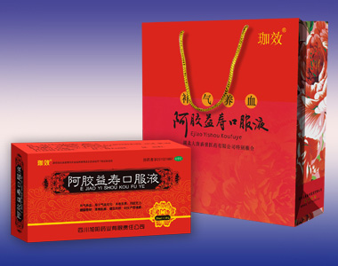 點(diǎn)擊放大 阿膠益壽口服液(禮品裝)