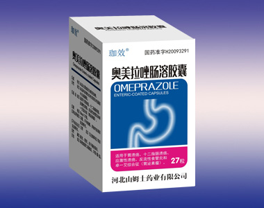 點擊放大 奧美拉唑腸溶膠囊