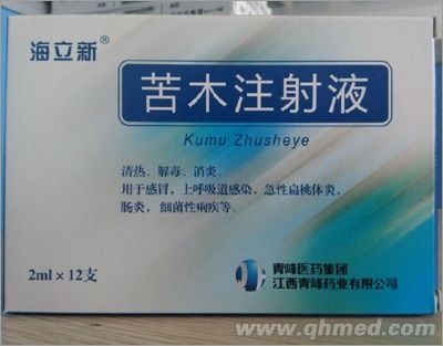 點擊放大 苦木注射液