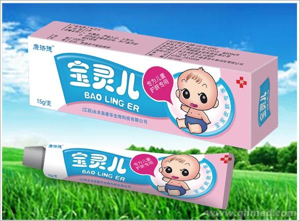 點擊放大 寶兒靈 護(hù)膚乳膏