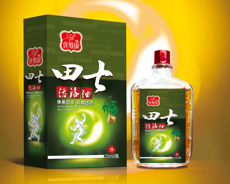 點擊放大 田七活絡油