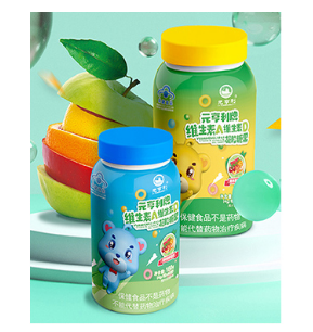 點(diǎn)擊放大 元亨利牌維生素A維生素D凝膠糖果