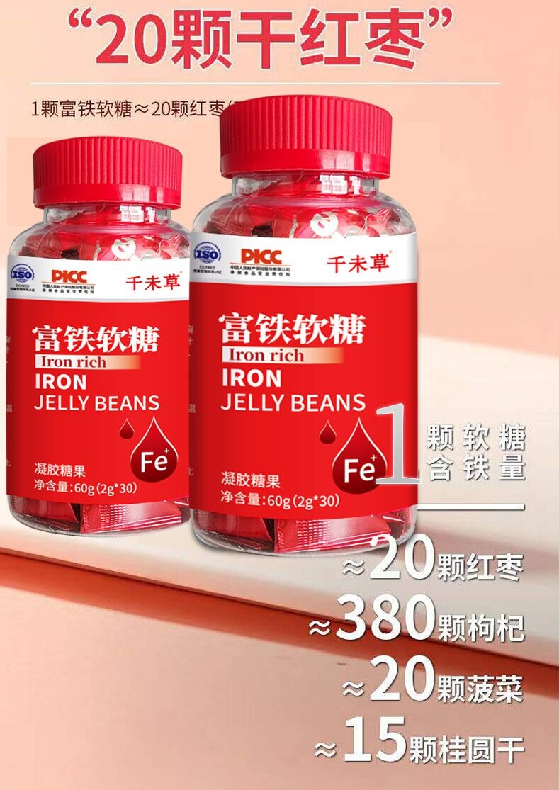 富鐵軟糖凝膠糖果 山東善能藥業(yè)招商