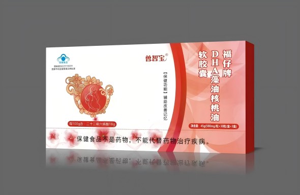 點擊放大 福仔牌 DHA藻油核桃油軟膠囊