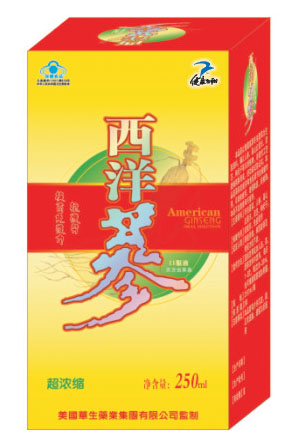 點擊放大 西洋參氨基酸250ml×1瓶