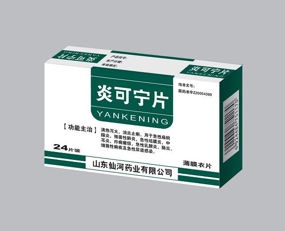 點擊放大 炎可寧片