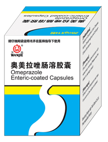 點擊放大 奧美拉唑腸溶膠囊